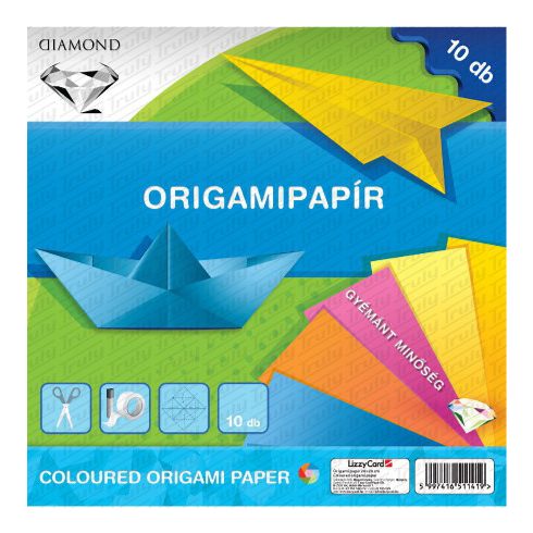 30- Origami papír Lizzy 20x20 10 darabos