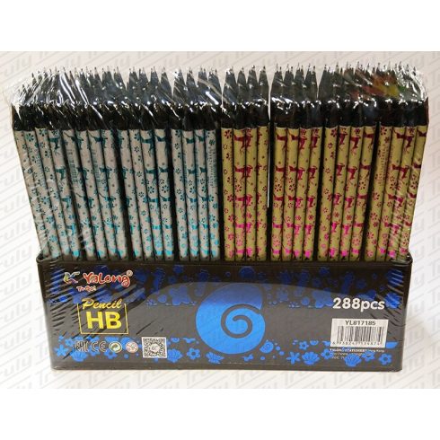 07- Ceruza Yalong mintás radíros 288/display YL817157