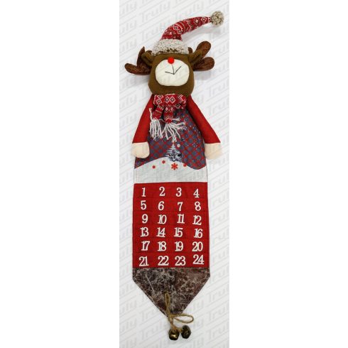 G- Karácsonyi textil adventnaptár szarvas 067263