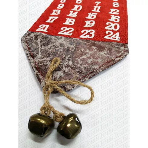 G- Karácsonyi textil adventnaptár szarvas 067263