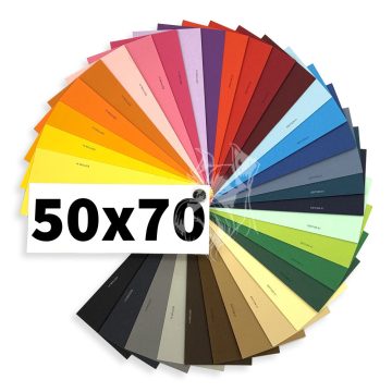 00- Dekorkarton kétoldalas 50x70, 225 gr - 33 színben