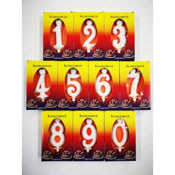 28- Számgyertya dobozban