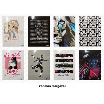 29- Butikkönyv A/4 S-Line - franciakockás