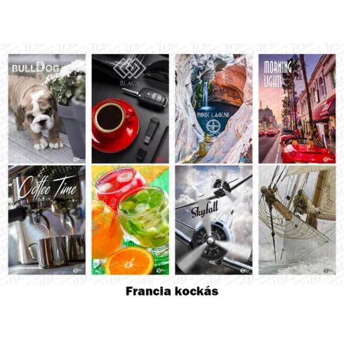 29- Butikkönyv A/4 S-Line - franciakockás