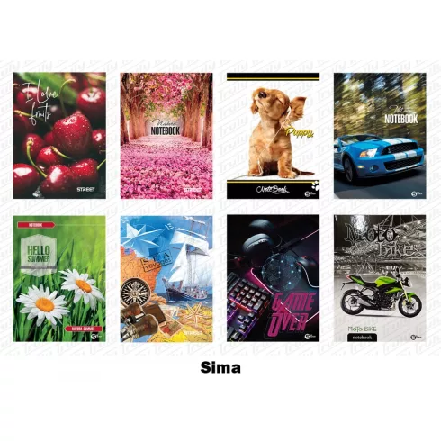 29- Butikkönyv A/4 S-Line - franciakockás