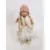 G- Karácsonyi textil lány álló 32cm - 454178