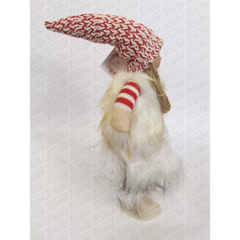 G- Karácsonyi textil lány álló 32cm - 454178