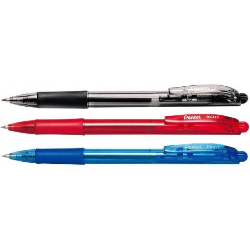 10- Golyóstoll Pentel BK417 - 4 színben