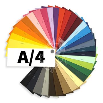   00- Dekorkarton kétoldalas A4, 225 gr. (20 ív/csomag) - 33 szín