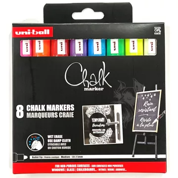 R- Folyékony kréta Uni PWE-5M 8 darabos - Neon