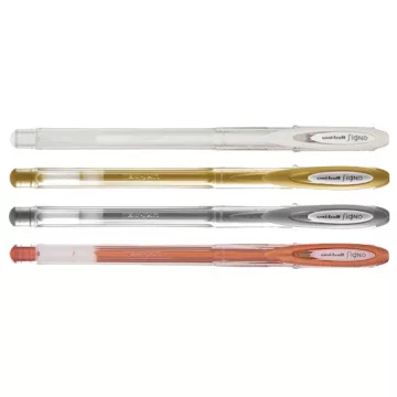 03- Zselés toll Uni METÁL UM-120NM - 4 színben