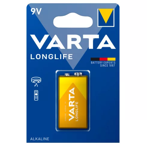 13-  Elem Varta 9V "E" Longlife 6LR61 - BL1