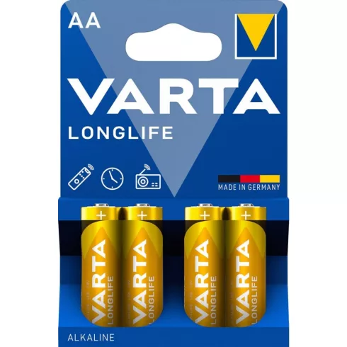 13- Elem Varta ceruza AA Longlife LR06 - BL4