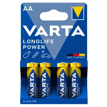 13- Elem Varta ceruza AA Longlife Power LR06 - BL4