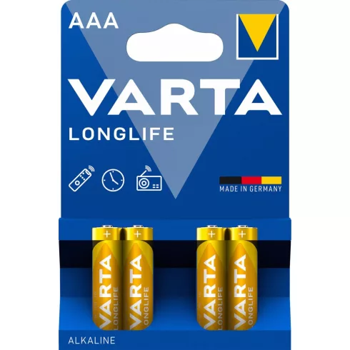 13- Elem Varta mikro AAA Longlife LR03 - BL4