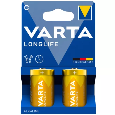 13- Elem Varta Baby "C" Longlife LR14 - BL2