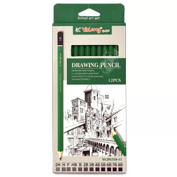 06- Ceruza szett YaLong 8B-2H, 12 darabos - YL201328