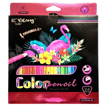 24- Színes ceruza 24 darabos YaLong - 231048-24