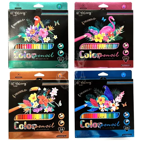24- Színes ceruza 24 darabos YaLong - 231048-24