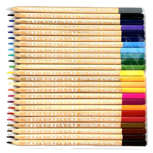 24- Színes ceruza 24 darabos YaLong NATÚR - 231067-24