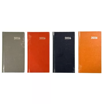 24- Zsebnaptár haránt Baladek 2026 - 4 színben