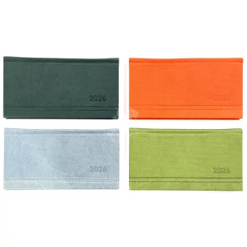 24- Zsebnaptár haránt Premium Bright 2026 - 4 színben