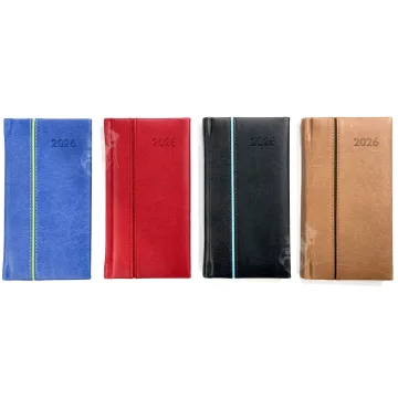 24- Zsebnaptár haránt Premium 2026 - 4 színben